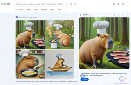 AI-Generated Images and Text Drafts in Search Results