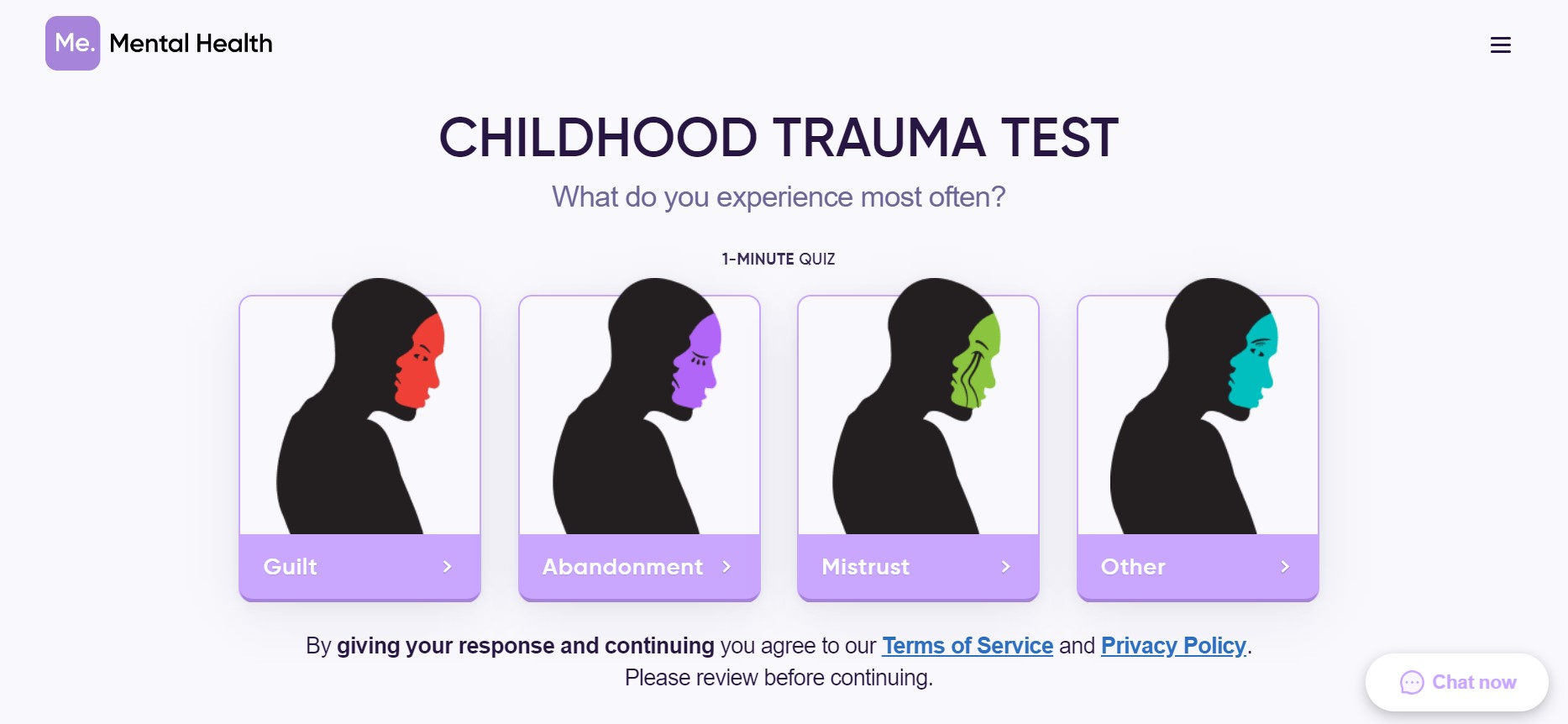 Mind.betterme.world Trauma Test